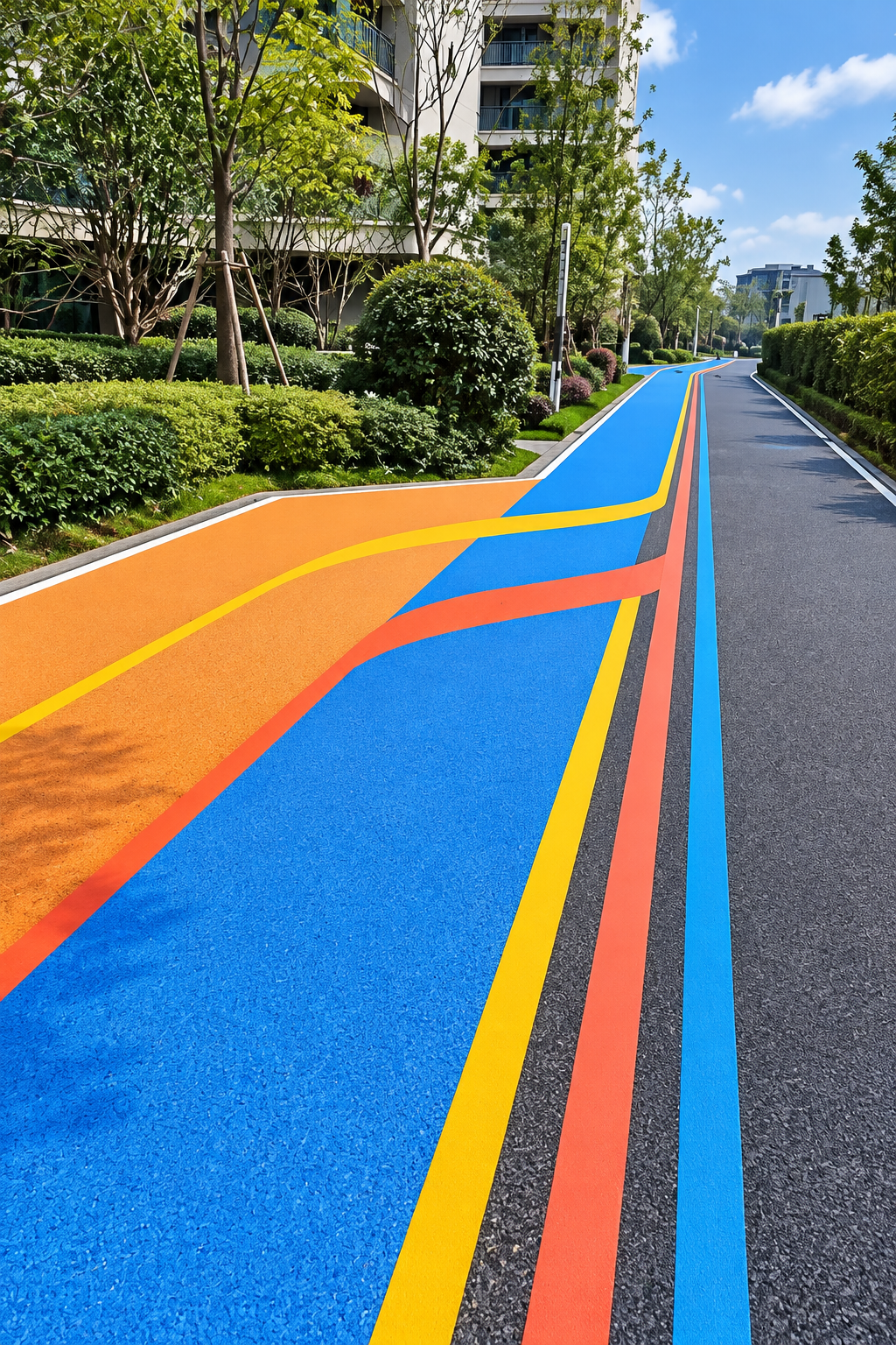What Are the Core Features of UV Resistant Colored Slurry Seal?