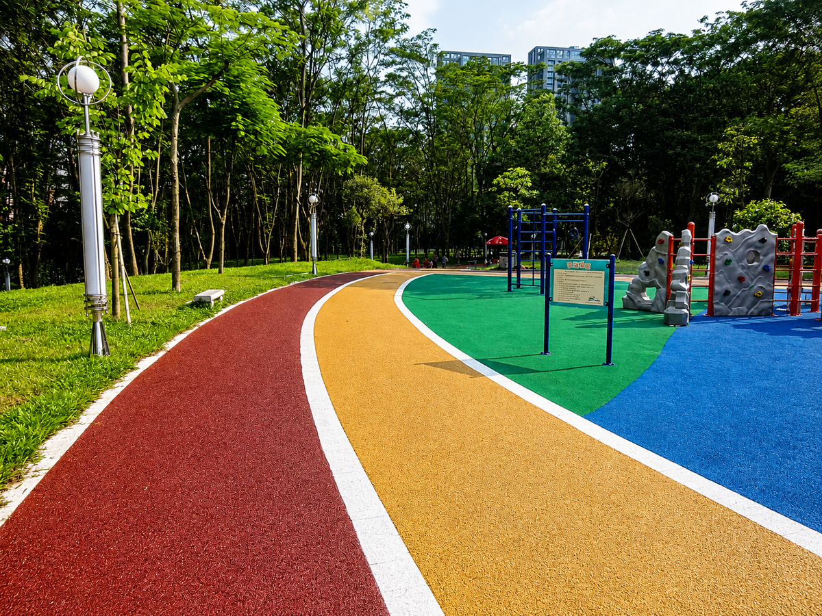 MMA Resin Pavement in Cambodia: A Fast-Curing Solution for Colorful Outdoor Spaces