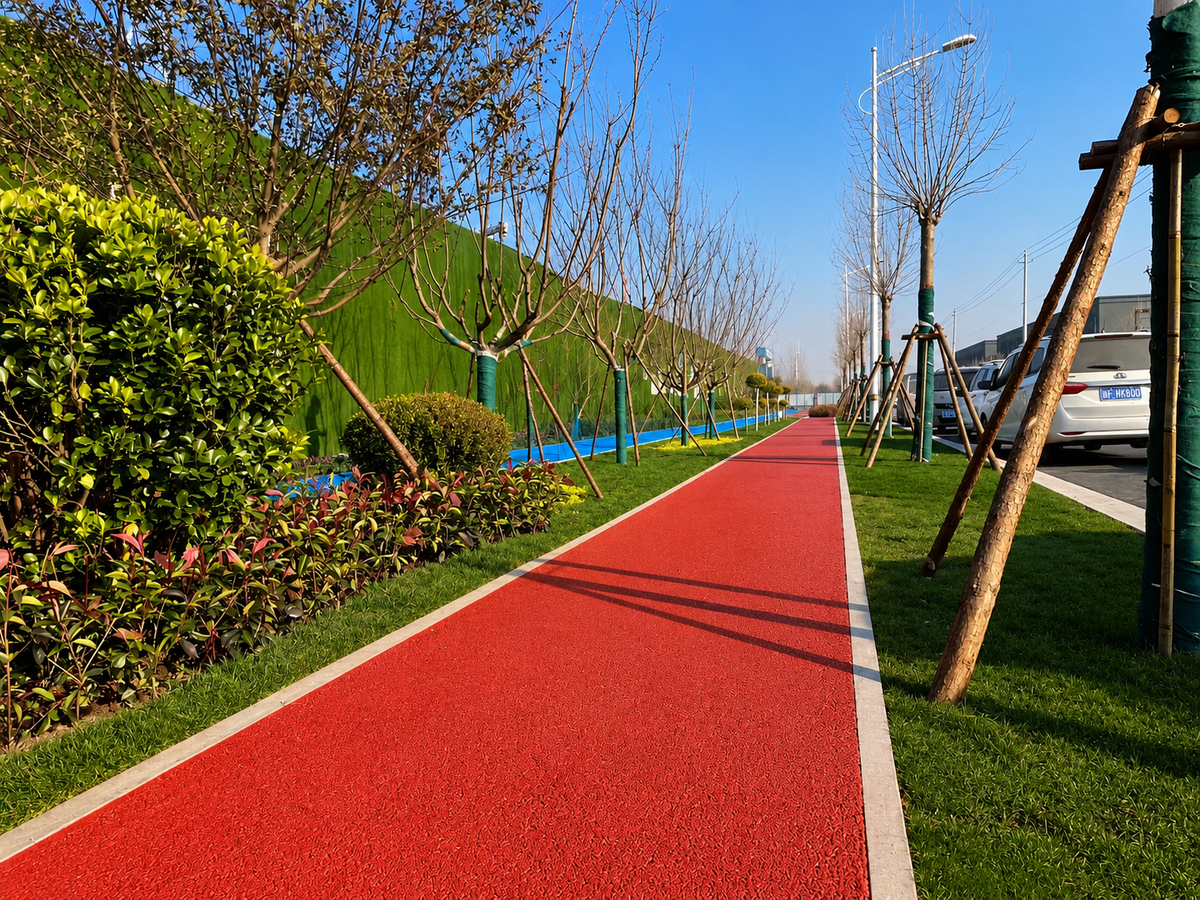 How Colored Anti-Slip Surfacing Transforms Outdoor Walkways