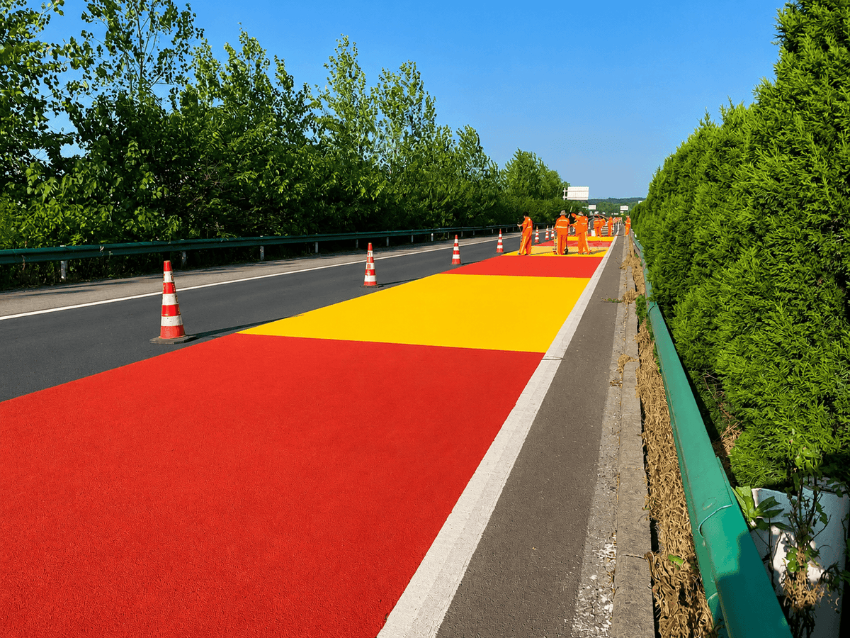 How Much Colored Microsurfacing Material Is Needed Per Square Meter?