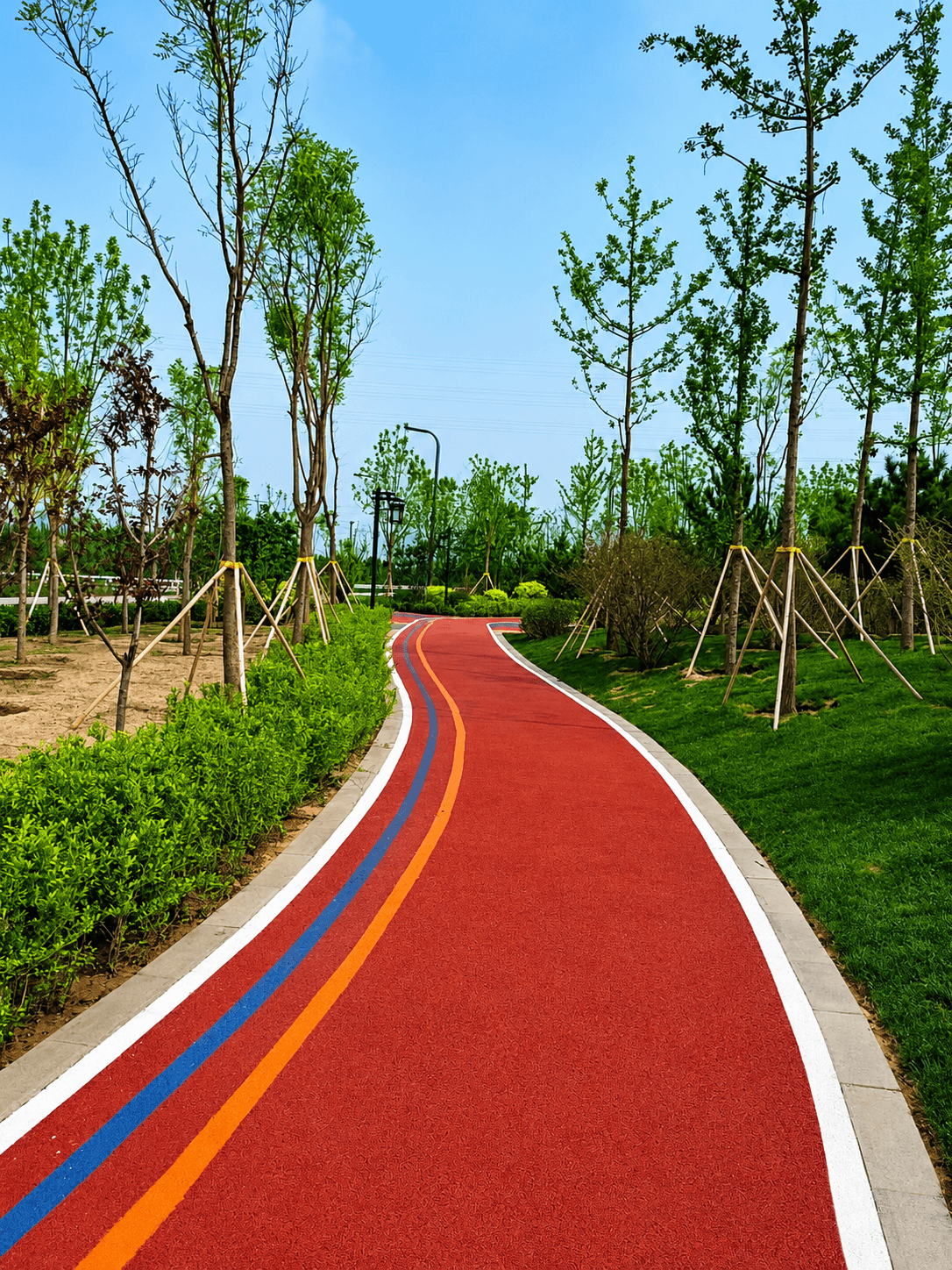 Beautify Park Walkways With Durable Colored Ceramic Aggregate Pavement