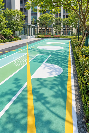 Can Hot-Mix Colored Asphalt Be Used for School Playgrounds?