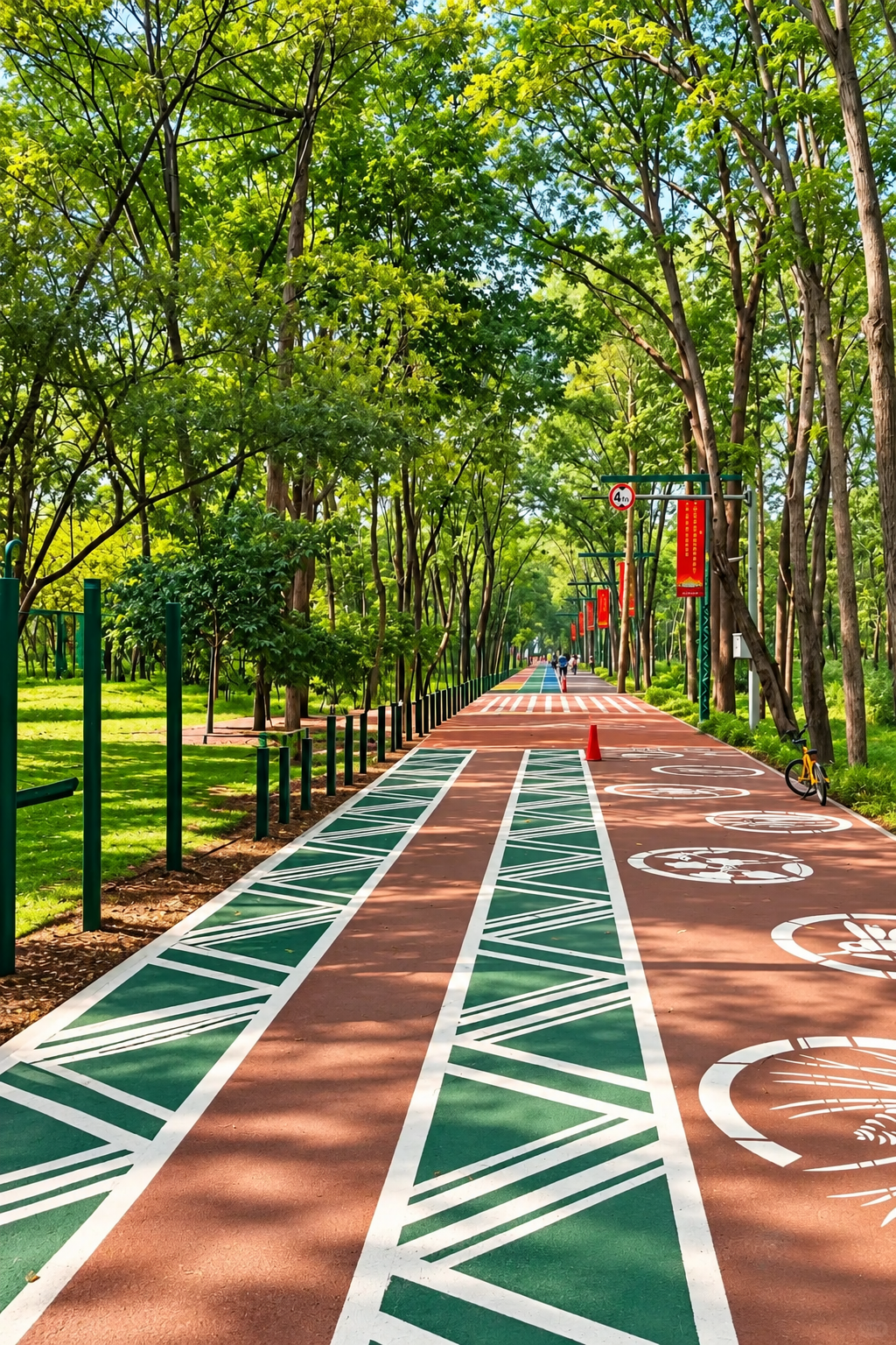 Colored Micro-Surfacing Is Widely Applied in Bicycle Lanes and Urban Intersections