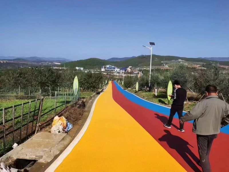 Colored Pavement for Parks and Walkways: A Durable Anti-Slip Solution for Outdoor Spaces