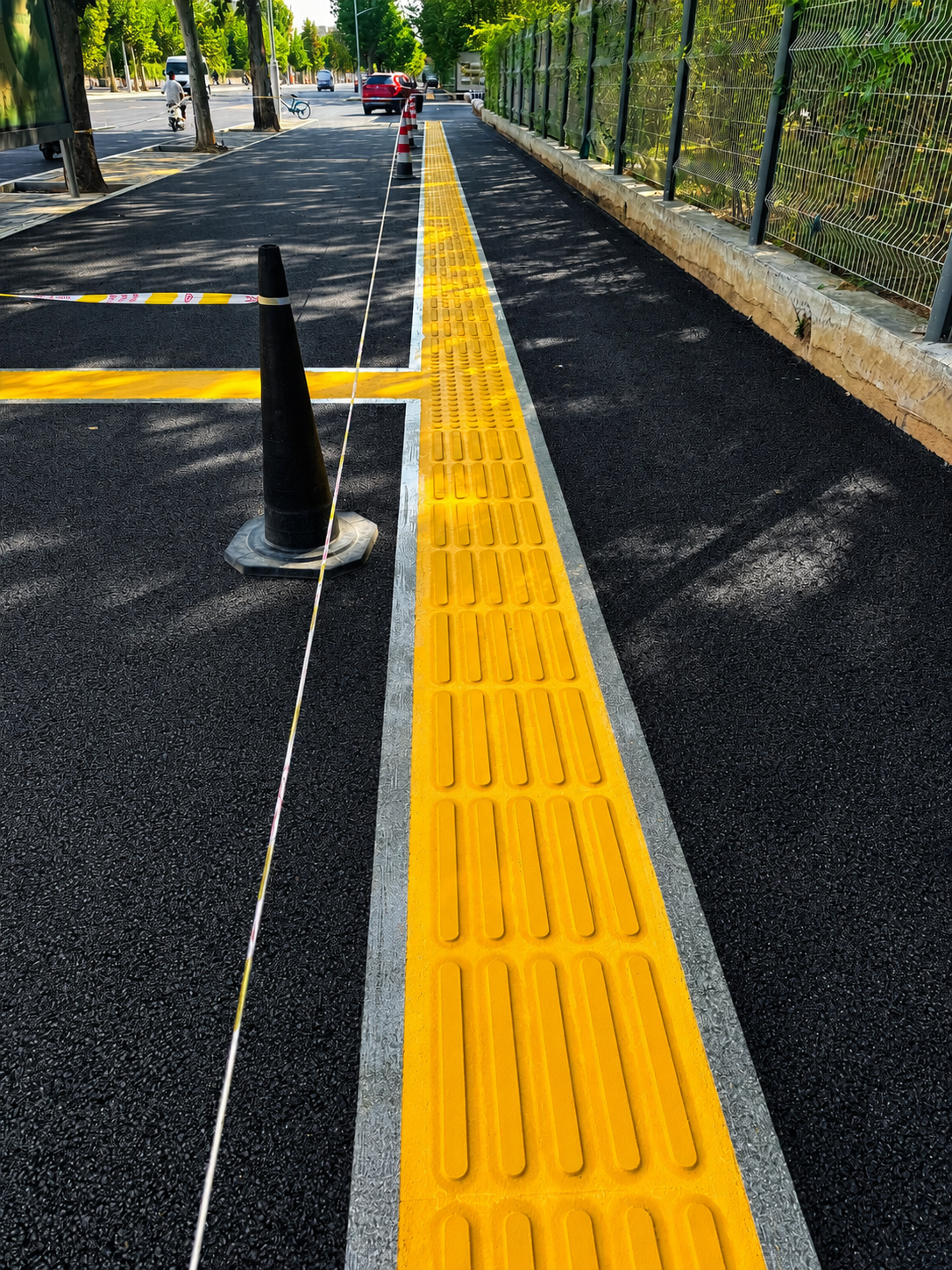 Improving Urban Accessibility with Cast-in-Place Tactile Paving