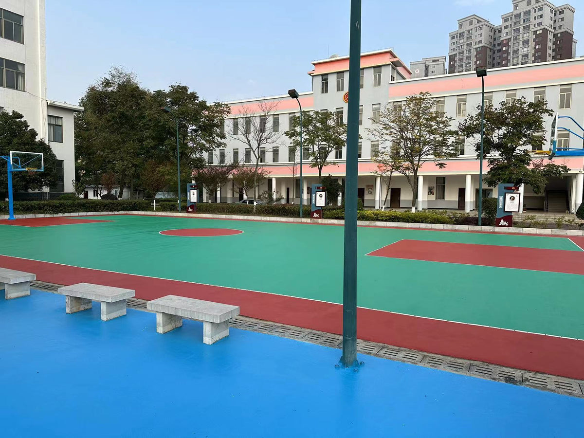 Colored Anti-Slip Pavement: Making Sports Spaces Safer and More Attractive 🌈
