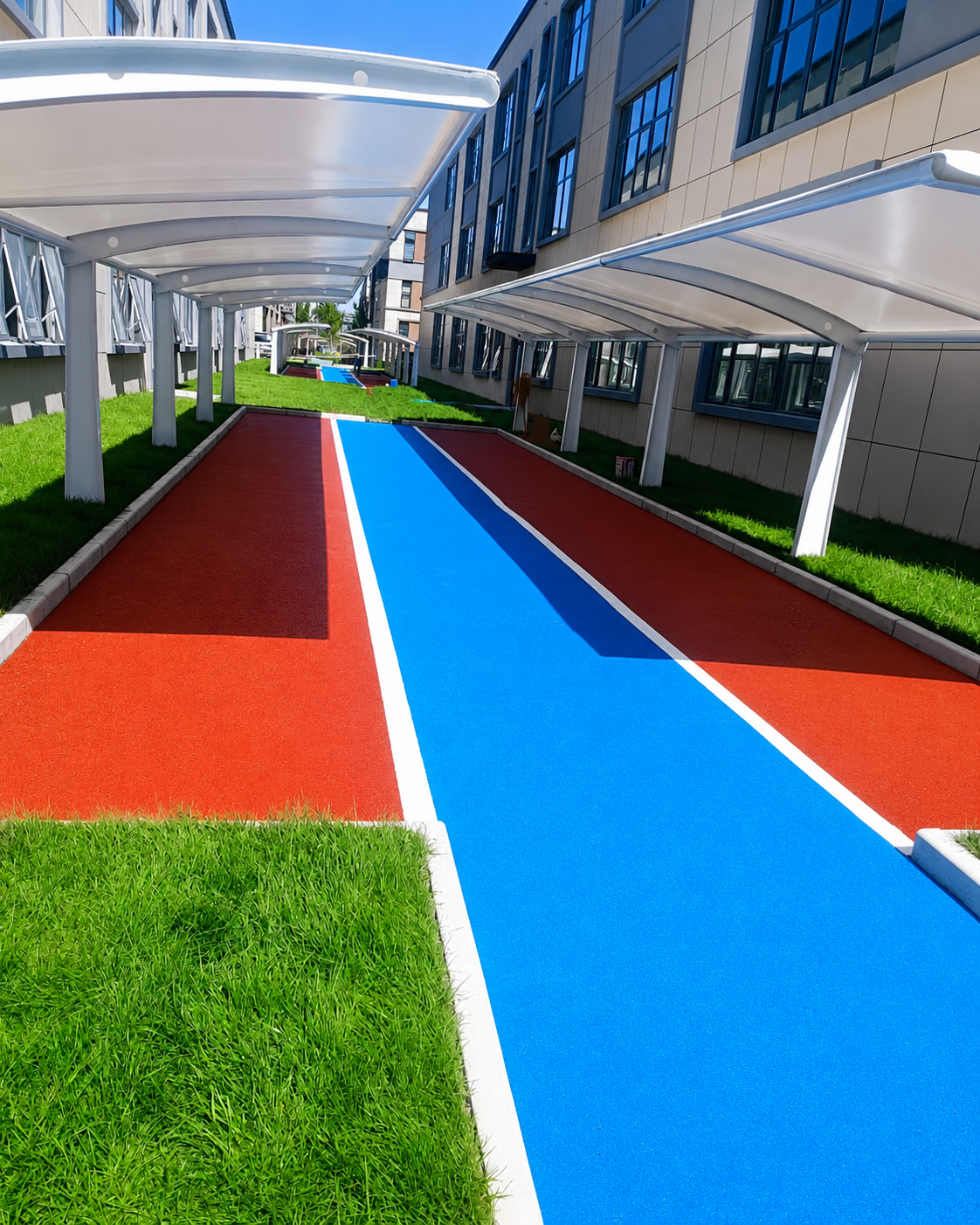 Colored Walkway Surfacing