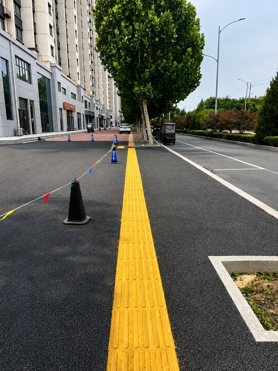 Accessible Walkway Solutions with Cast-in-Place Tactile Paving