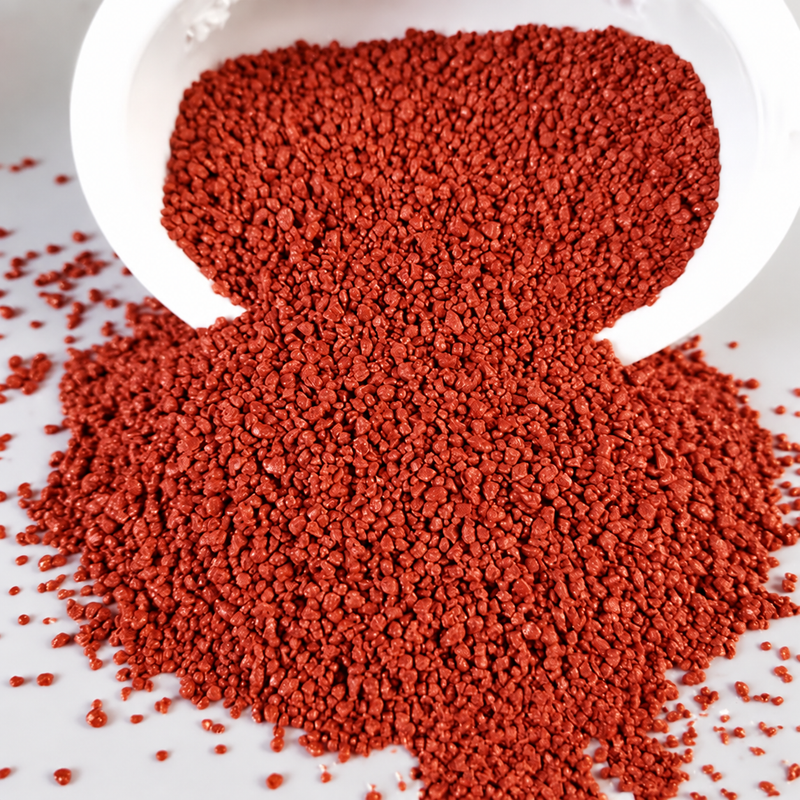Red Colored Ceramic Aggregate for Anti-Slip Pavement