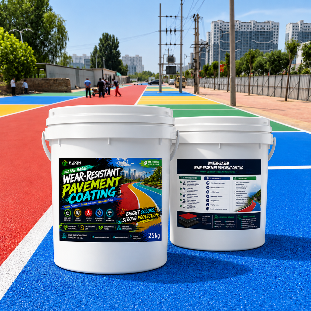 Colored Microsurfacing Water-Based High Friction Anti-Slip Pavement Coating