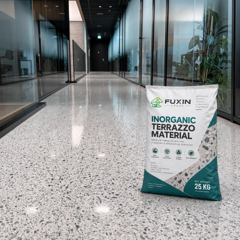 Ready-to-Use Inorganic Terrazzo Compound for On-site Floor Casting