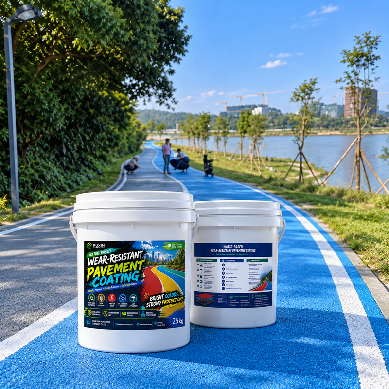 Colored Microsurfacing Water Based Anti-Slip Pavement Coating for Park Trails & Bike Lanes
