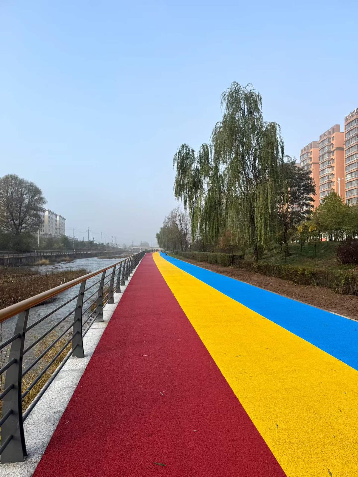 Colorful Pavement Paint for Bike Lane & Walkway