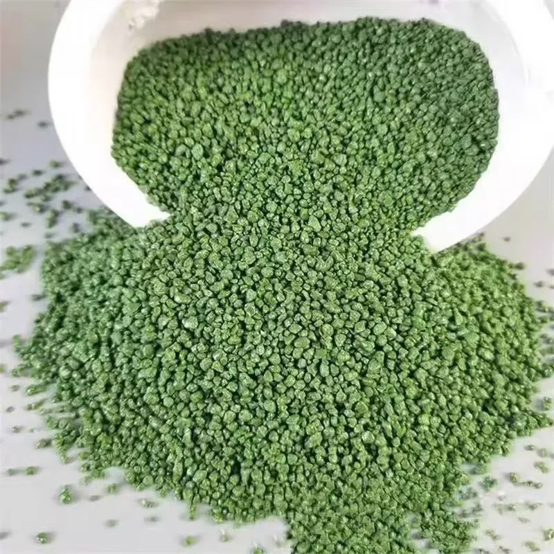 Green Colored Ceramic Aggregate for Anti-Slip Pavement