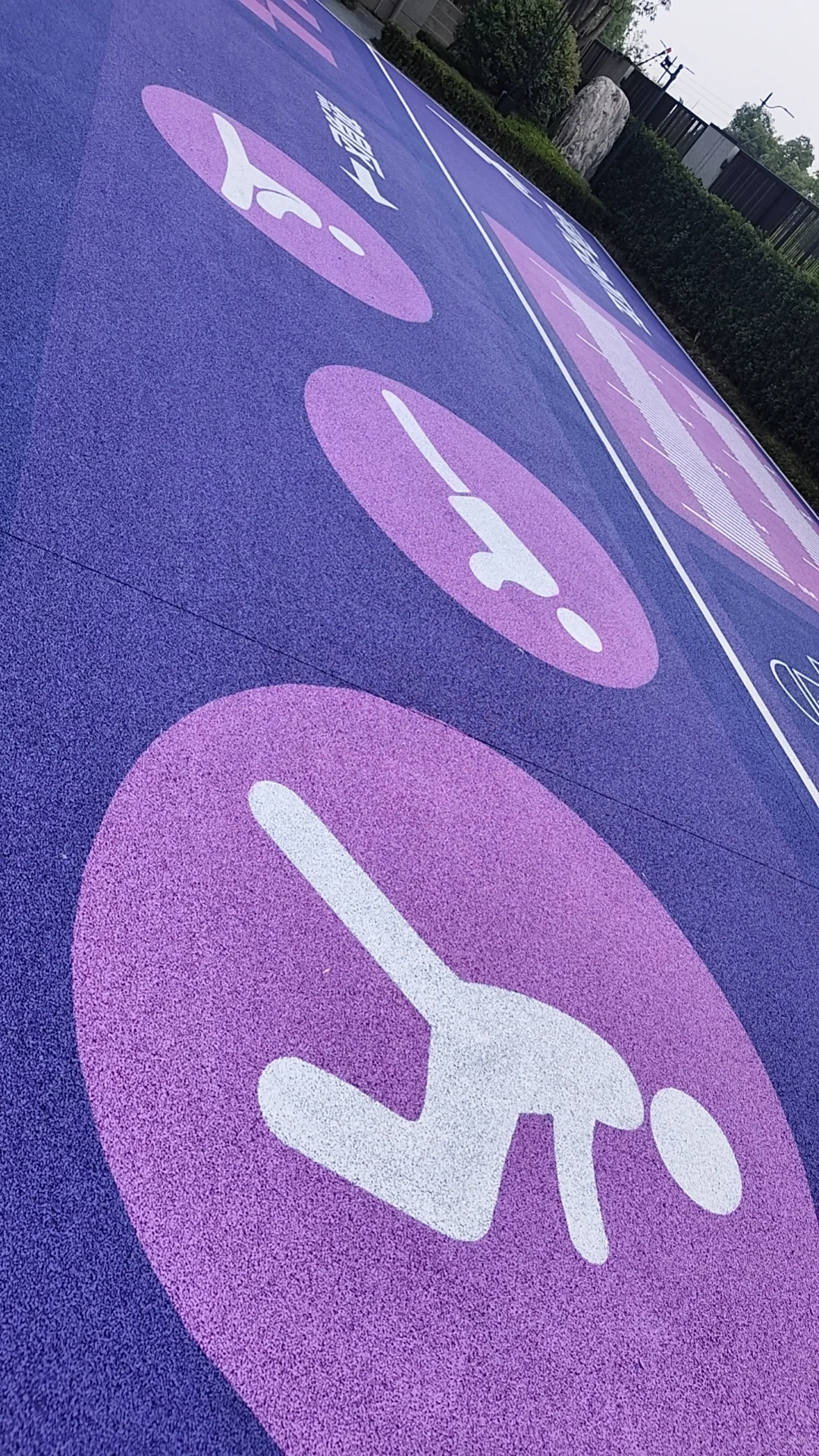 自行车道和公园道路项目用水性路面改色涂层