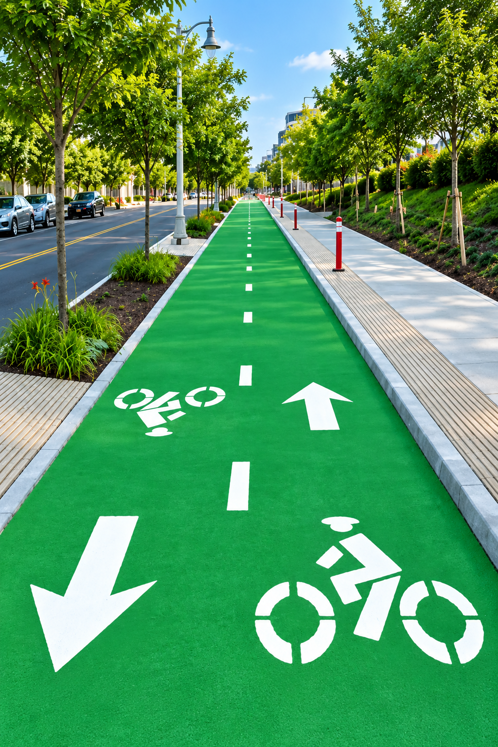 Water-Based Polymer Colored Anti-Slip Pavement