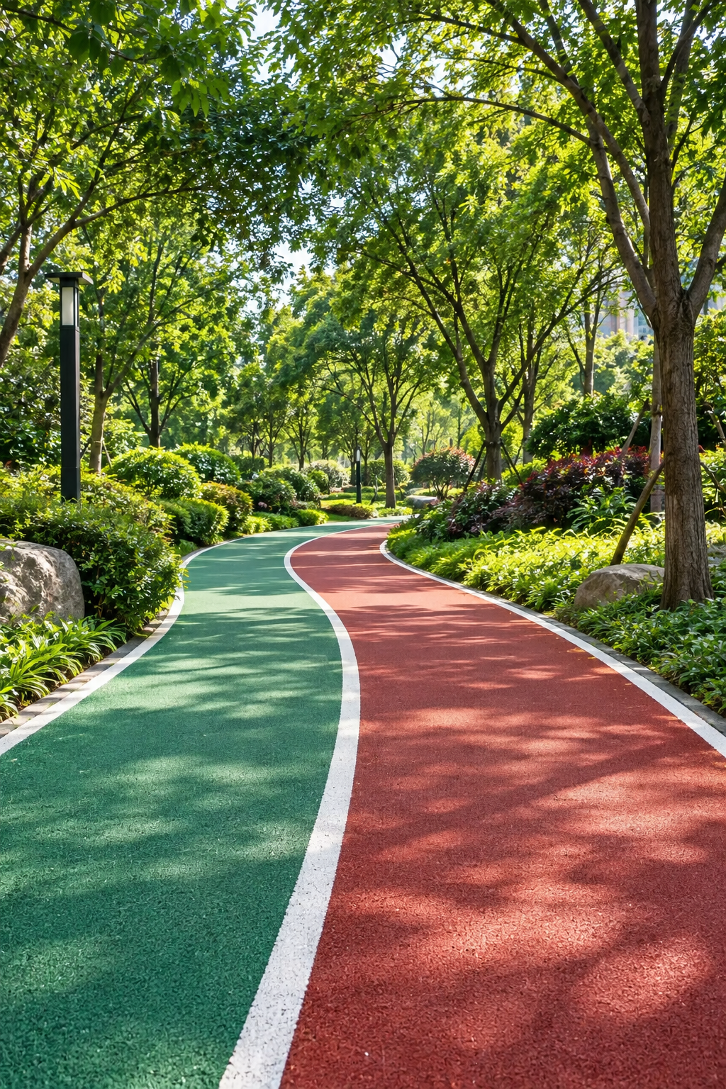 Water-Based Polymer Colored Anti-Slip Pavement