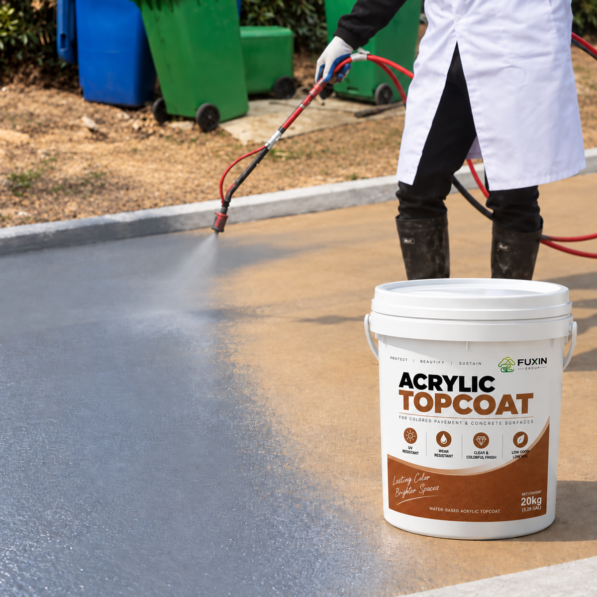 Waterborne Acrylic Coloured Pavement Sealer