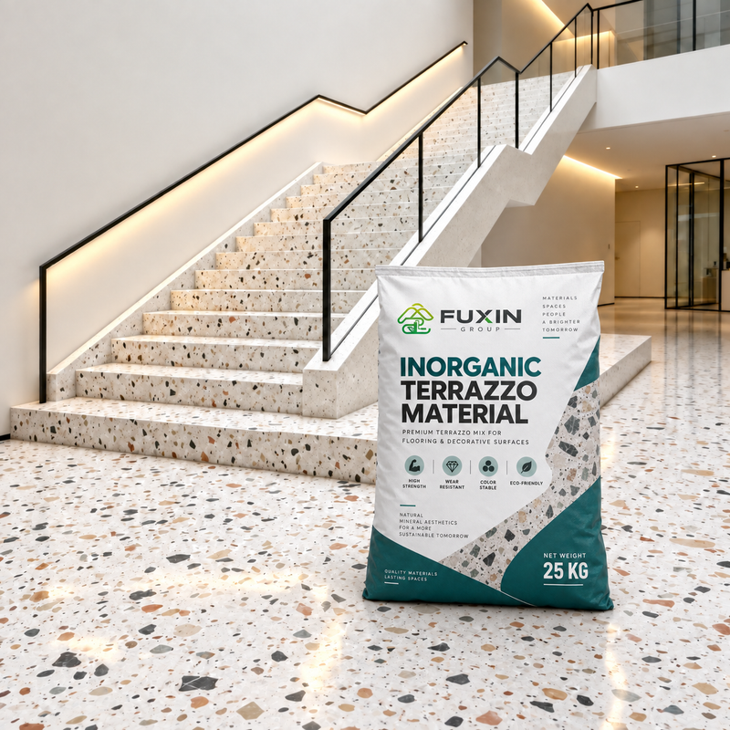 Inorganic Terrazzo Material, Precast Terrazzo Compound for Floor & Stair Renovation