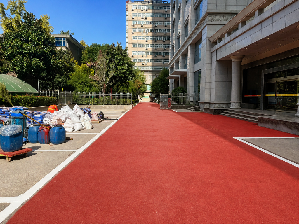 Revêtement antidérapant pour routes à trafic intensif – options de couleur et de finition